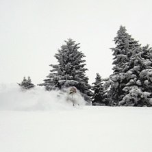 efter en dags dump hade vi s&aring;h&auml;r mkt sn&ouml; :D. Foto: hilla aspman. &Aring;kare: rebecka westerberg.