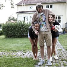Foto: Amanda. &Aring;kare: Felicia, Marcus, Petra.
