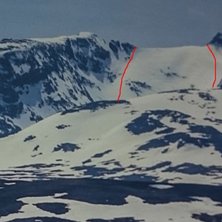 Storsylsglaci&auml;ren skid&aring;k &auml;r allts&aring; mellan dess. Foto: Mattias Skantz.