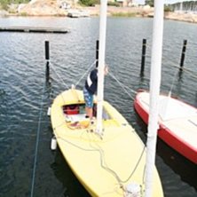 Foto: Elin Edlund. &Aring;kare: Jag (Elsa) p&aring; min fina b&aring;t!.