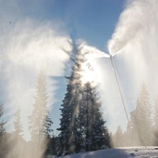 finfin sn&oslash;kanon. Foto: Yngve Arnesen.