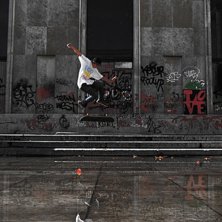 360 flip av min bror. Foto: Algot Olsen. &Aring;kare: Hjalmar Olsen.