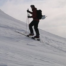 Vi gick p&aring; en topptur upp p&aring; Risfj&auml;llet Fr&aring;n �. Foto: Samuel Vikstr&ouml;m. &Aring;kare: Anders Mattisson.