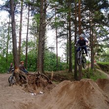 Jag i borl&auml;nge ,Hoppet vart as g&ouml;tt. Foto: Robin. &Aring;kare: Tobbe.