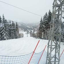 Snjo i lufta
Pudder p&aring; toppen, lite snjo nederst..