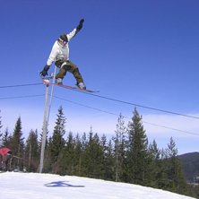 Jimmie i Bigjumpet (Dock ihopsm&auml;lt). Foto: Mikael Svensson. &Aring;kare: Jimmie Olsson.