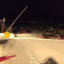 Klargjort for &aring;pning til midtstasjonen
Halve hove.