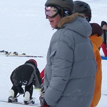 jag och johan. Foto: min mor. &Aring;kare: jag och johan.