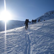 Str&aring;lande v&auml;der p&aring; v&auml;g upp mot Vassitj&aring;kka un. Foto: Jesper Johnsson.