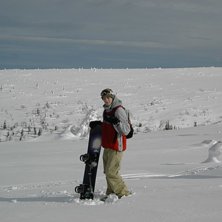 Jag och micke p&aring; G offpist. Passade p&aring; att ta li. Foto: Micke Johansson. &Aring;kare: Erik Fagersson.
