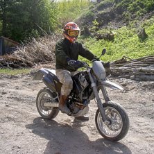 ktm 640....grym. Foto: hanne. &Aring;kare: anders.