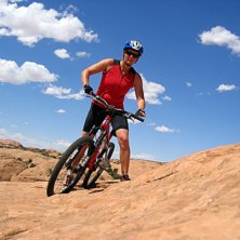 Slickroack-trail i Moab, Utah. Var alene ude i 43g. Foto: Jeg. &Aring;kare: Jeg.