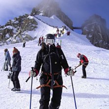 Vallee blanche p&aring; egen hand en riktigt kall &amp;. Foto: Patrik Blom&eacute;r. &Aring;kare: Lina Hallstensson.