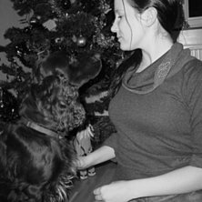 Jag och min Hund . Foto: Teresa Bergdahl.