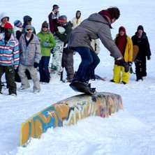 I help the rOme guys throw and jUdge the pre-jibul. Foto: Brian Wolfe. &Aring;kare: DANimal the DAN.