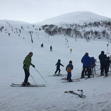 Fine forhold p&aring; Furuhogane i dag
Delvis skya og s.