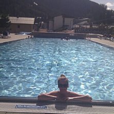 min sista vecka i st. anton, n&auml;stan 25 grader...