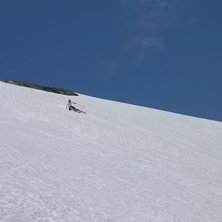 Baksidan var ruskigt rolig i shorts!. Foto: Marcus Junkka. &Aring;kare: Ville Berg-Malmborg.