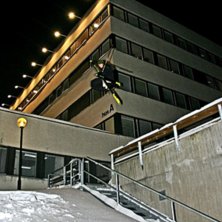 Hittade detta stepdown &ouml;ver ett r&auml;cke och en tra. Foto: Mattias Nilsson. &Aring;kare: Jonas Persson.