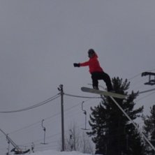 Shifty i &amp;quot; big air hoppet&amp;quot; . Foto: Petter Drotz. &Aring;kare: JAG.