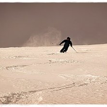 Lungt glid nerf&ouml;r geten.. Foto: Oscar Aspman. &Aring;kare: Linus Aspman.