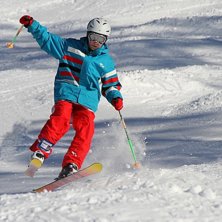 Lite offpist&aring;kning i Paradiset, en balansg&aring;ng p�. Foto: Tobias Hannu. &Aring;kare: David Hannu.