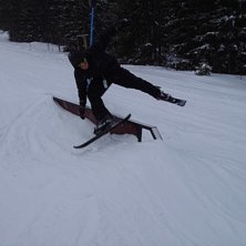 Det &auml;r Hellaaa h&auml;r p&aring; Freeride. En misslyckad r. Foto: Hase. &Aring;kare: jESPER Hellkvist.