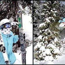 F&ouml;rsta skogs&aring;kningen i &Aring;re. Math flyger bland t. Foto: Anton &Ouml;stlund. &Aring;kare: Mattias Axelsson.