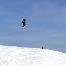 Hopp i gr&ouml;nklitt=D. Foto: Sven Bogg. &Aring;kare: Niklas Bogg.