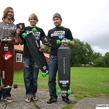 SM i downhill skateboarding tog olle van keppel he. Foto: ankan. &Aring;kare: snaken, olle, matte.