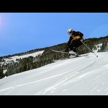 50 cm puder och str&aring;lande sol. . Foto: Samir Smajic. &Aring;kare: Jesper.