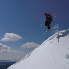 Marcus en majdag p&aring; skuttoppen.. Foto: Ville Berg-Malmborg. &Aring;kare: Marcus Junkka.