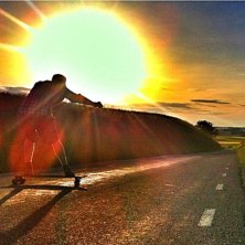 Longboard i fint v&auml;der.. &Aring;kare: Pontus Lindholm.