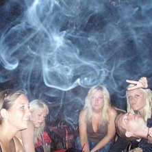 I dimman - kan bli j&auml;drans r&ouml;kigt emellan&aring;t, p�. Foto: Emily Granell.