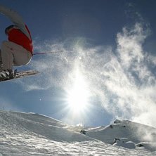 Hittade en offpistrepa vid sockertoppen p&amp;amp;. Foto: Jonas Bj&ouml;rk. &Aring;kare: Martin Liljenberg.