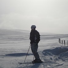 Det bl&aring;ser!. Foto: Siv Kingfelt. &Aring;kare: Richard Kingfelt.