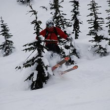Helisking med  Selkirks Tangiers Heli skiing. Foto: Anders Ohlson. &Aring;kare: Anders Nesteby.