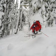 I skogen vid harmony express.. Foto: Simon. &Aring;kare: Carl Fredrik Lindberg.