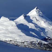 This beutiful peak called Drangen is an impressive. Foto: Olav Solberg.