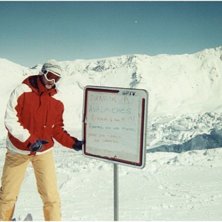 Marta inf&ouml;r edge &aring;ket p&aring; lavinen.... Foto: Klas &amp;quot;Nardo&amp;quot; Pettersson. &Aring;kare: Marta.