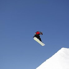 gubbjibb i v&aring;rslask. Foto: Olles pappa. &Aring;kare: Dan Andersson.
