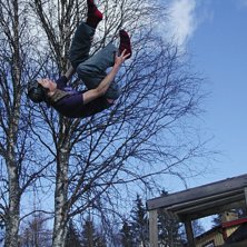 Jag g&ouml;r en Flatspin tror jag:P. Foto: Annelie Eriksson. &Aring;kare: Jag:D.