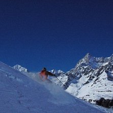 Vacker dag med hyfsad skid&aring;kning om man letade li. Foto: Patrick. &Aring;kare: Richard.