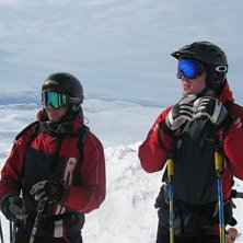 Eriksson och Rosen p&aring; Kronakken. Foto: P&auml;r Ljung. &Aring;kare: Eriksson, Rosen.