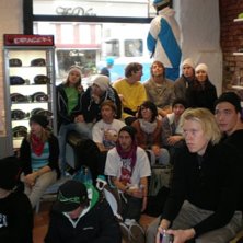 Foto: Michelle Svensson. &Aring;kare: Visningen p&aring; Adams Sport tidigare p&aring; dagen..