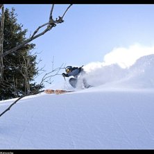 Peter klarar precis busken &amp;amp; l&auml;gger en fe. Foto: Christian &Aring;kesson. &Aring;kare: Peter Andersson.