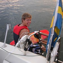 Detta var nog f&ouml;rsta eller andra g&aring;ngen d&aring; jag . Foto: Thomas Jacobson. &Aring;kare: (jag) Eric Jacobson.