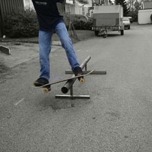 Min lilla rail ;). Foto: Erik Bengtsson. &Aring;kare: Felix Eriksson.