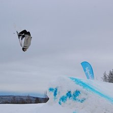 Sk&ouml;n &aring;kning i Kungsberget n&auml;r vi hoppade.. Foto: Alexander Kolev. &Aring;kare: Patrik Larsson.