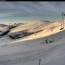 Nysn&oslash; og fine forhold!
Kl. 09.00 er det -5 grader.
